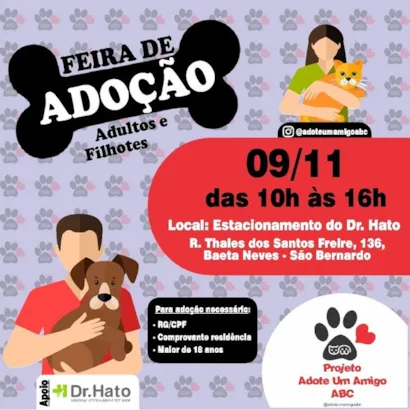 Feira de Adoção de Animais - Encontre seu Novo Amigo!