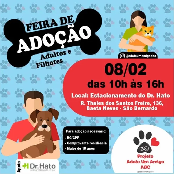 Feira de Adoção de Animais em São Bernardo: Encontre seu Novo Amigo!