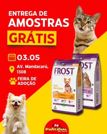 Feira de Adoção de Animais em Maringá com Entrega de Amostras Grátis!