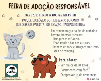 Feira de Adoção de Animais em Porto Alegre: Encontre seu novo amigo!