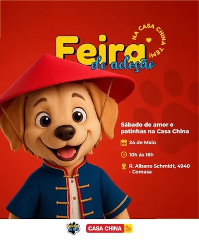 Feira de Adoção de Animais: Encontre seu Novo Amigo em Joinville!