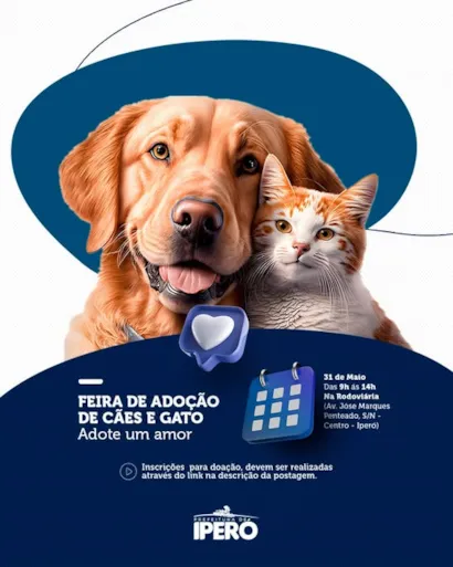 Encontre seu Novo Amigo: Feira de Adoção de Cães e Gatos em Iperó