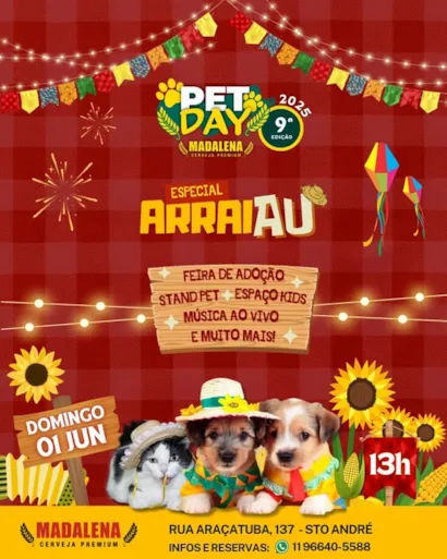 Pet Day Especial ArraiAu