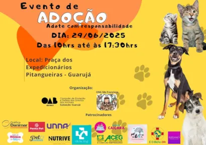 Venha para a Feira de Adoção de Animais em Guarujá!
