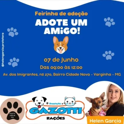 Encontre seu Novo Melhor Amigo na Feirinha de Adoção!