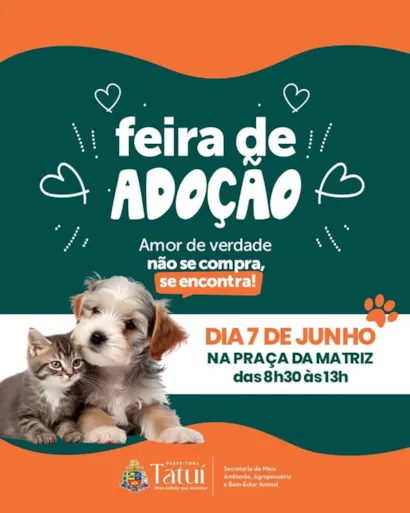 Feira de Adoção de Animais em Tatuí - Encontre seu Novo Amigo!