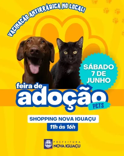 Venha Participar da Feira de Adoção de Pets