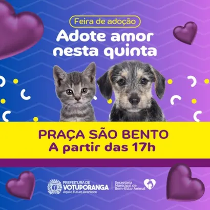 Adote Amor: Feira de Adoção em Votuporanga
