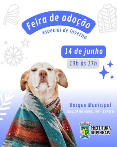 Venha Aquecer o Coração na Feira de Adoção de Inverno!