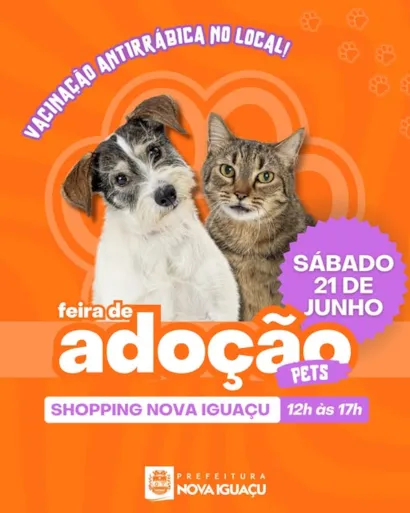 Encontre seu novo amigo na Feira de Adoção de Pets!