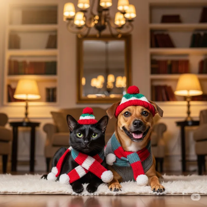 Como Proteger Cães e Gatos do Frio e Garantir um Inverno Seguro e Confortável