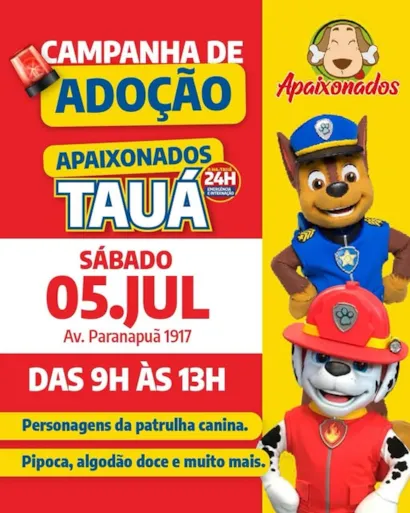 Campanha de Adoção Apaixonados Tauá