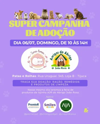 Super Campanha de Adoção de Animais