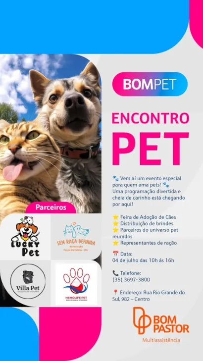 Grande Feira de Adoção de Cães em Campos Gerais!