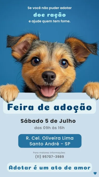 Feira de Adoção de Animais em Santo André - Um Ato de Amor