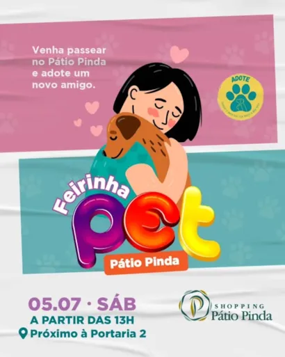 Adote Seu Novo Amigo no Pátio Pinda