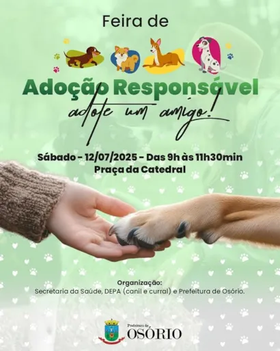 Feira de Adoção Responsável: Adote um Amigo!