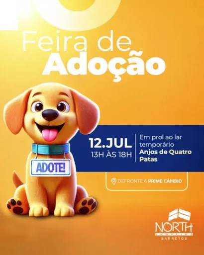 Venha Adotar na Feira de Adoção!