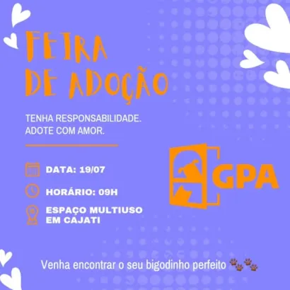 Feira de Adoção: Encontre o Seu Bigodinho Perfeito!
