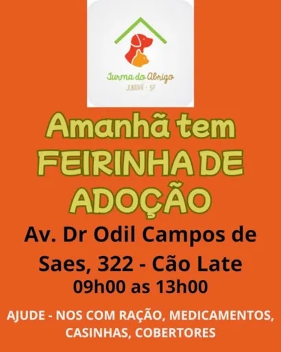 Feira de Adoção em Jundiaí - Venha Fazer Parte!