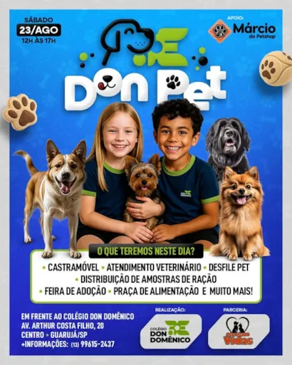 Grande Feira de Adoção Don Pet