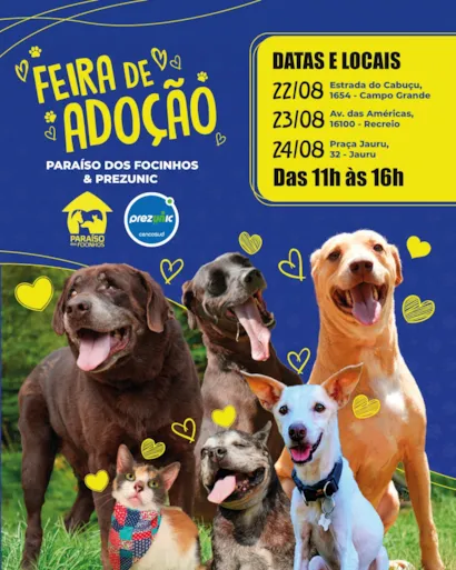 Feira de Adoção Paraíso dos Focinhos & Prezunic