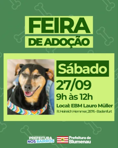 Feira de Adoção de Animais - Prefeitura nos Bairros