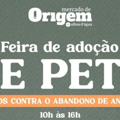 Feira de Adoção de Cães e Gatos no Mercado de Origem