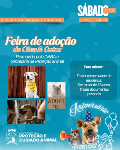 Feira de Adoção de Cães e Gatos