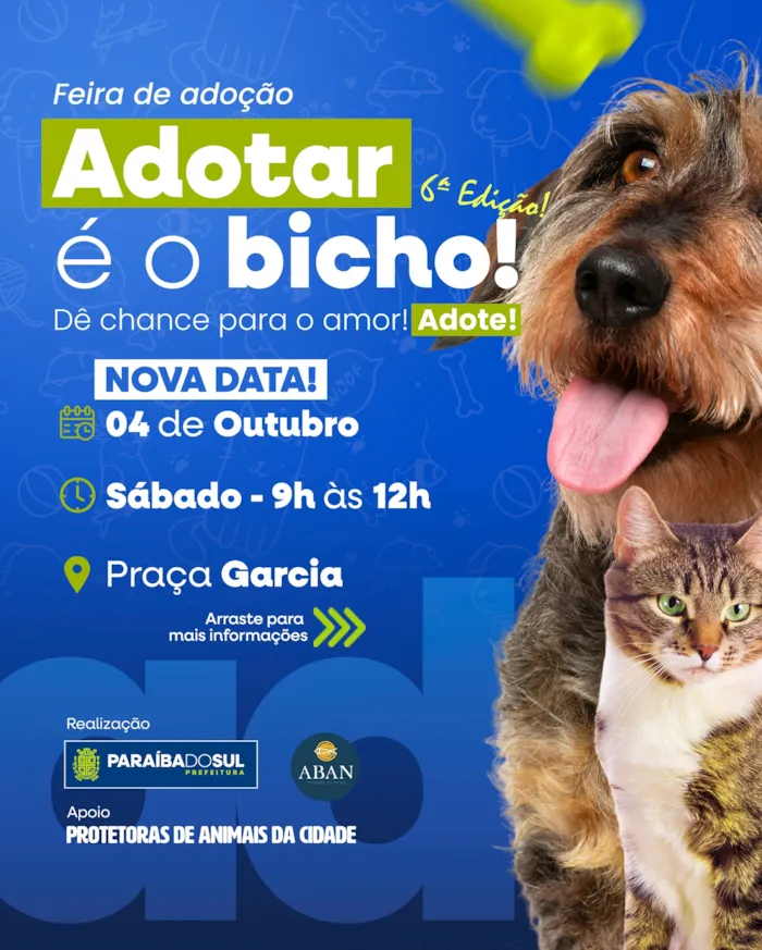 Feira de Adoção Adotar é o Bicho - 6ª Edição