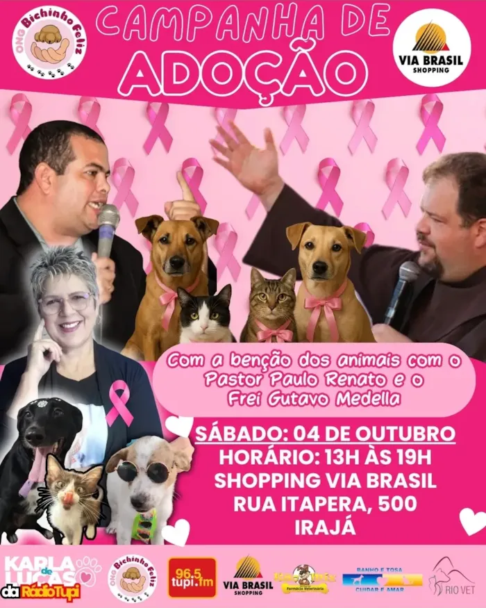 Campanha de Adoção e Bênção dos Animais