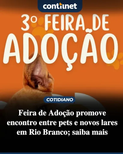3ª Feira de Adoção em Rio Branco