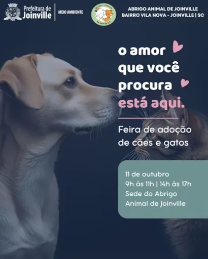 Feira de Adoção de Cães e Gatos - Abrigo Animal de Joinville