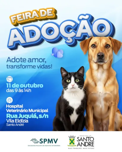 Feira de Adoção em Santo André