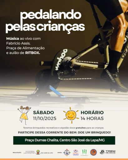 Pedalando Pelas Crianças: Doe um Brinquedo e Transforme Vidas!