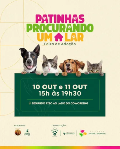 Feira de Adoção: Patinhas Procurando um Lar!