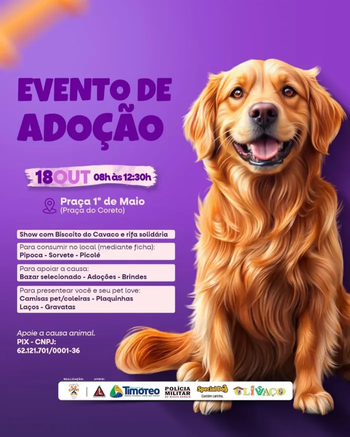 Evento de Adoção e Incentivo à Causa Animal