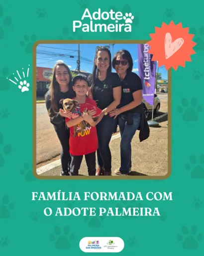 3ª Feira de Adoção 'Adote Palmeira'