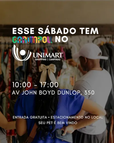 Feira de Adoção no Unimart Shopping Campinas