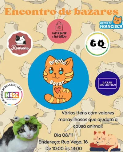 Encontro de Bazares com Feira de Adoção