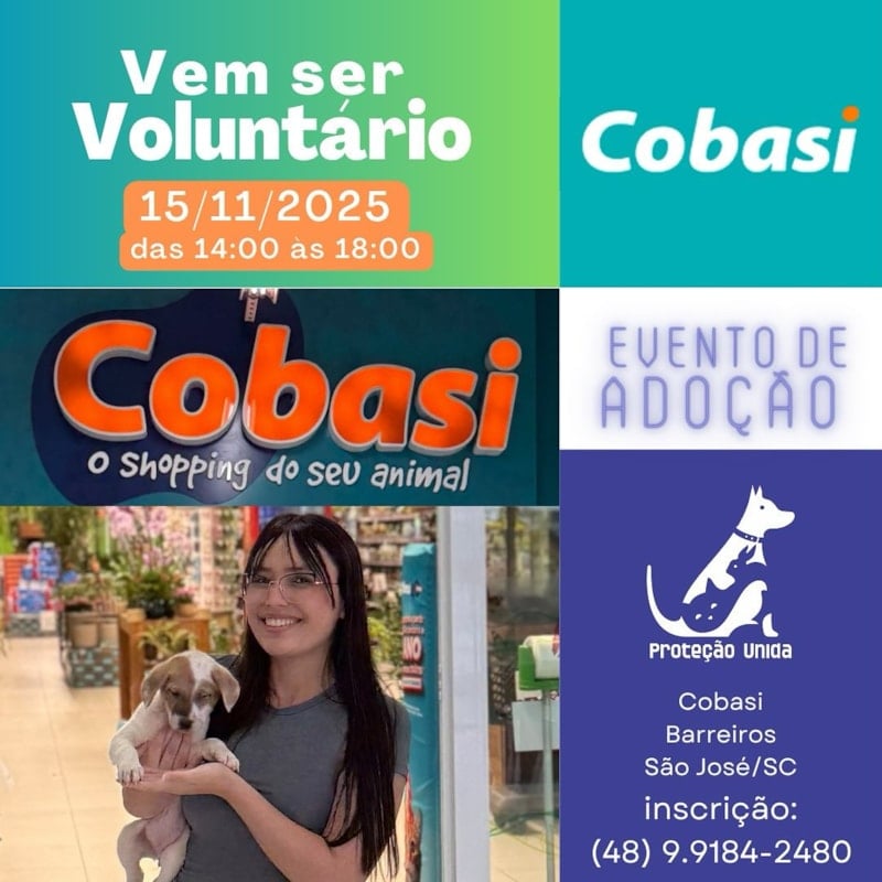 Evento de Adoção de Animais - Proteção Unida