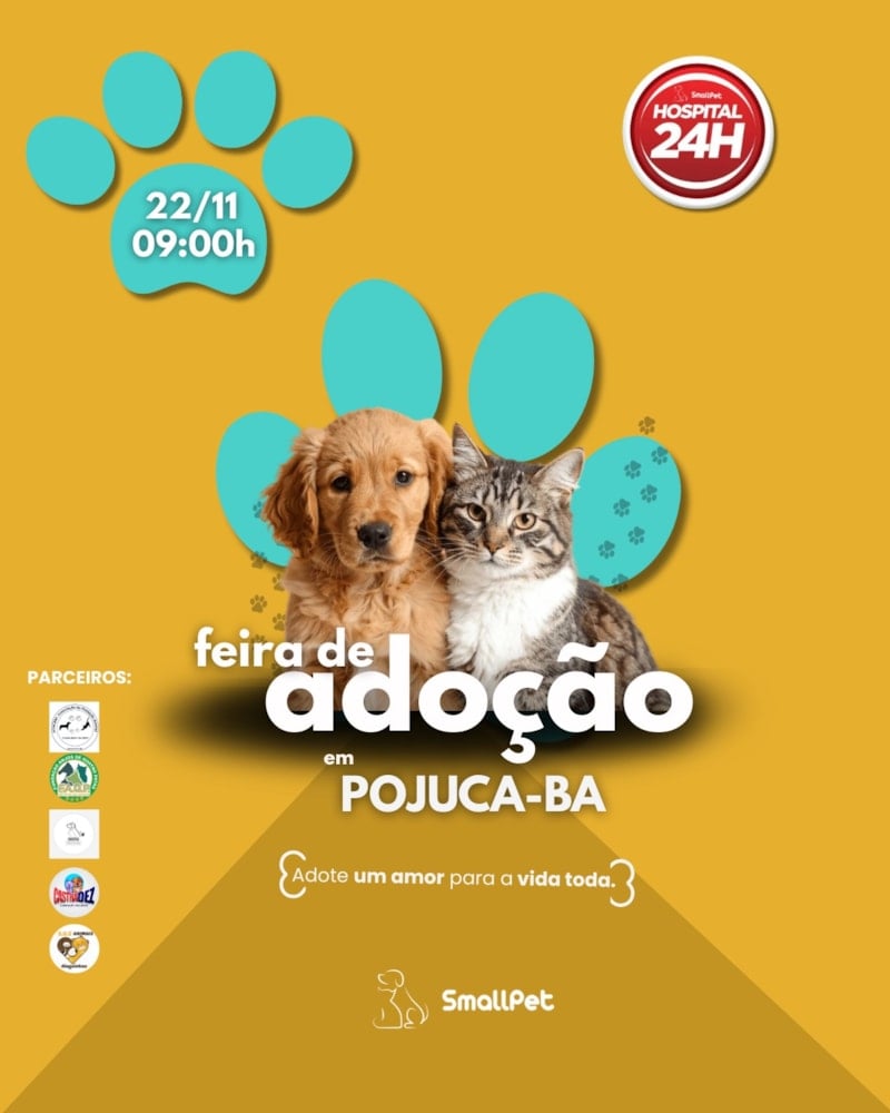 Feira de Adoção Small Pet em Pojuca!