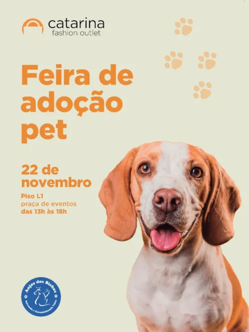 Feira de Adoção Pet no Catarina Fashion Outlet