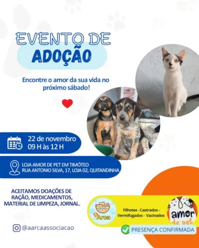 Evento de Adoção de Animais