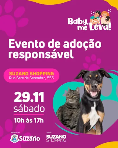 Baby, me Leva! - Evento de Adoção Responsável