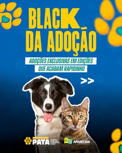 Participe do Black da Adoção e encontre seu novo amigo! Edições exclusivas de adoção que acabam rapidinho. Adote um pet e mude uma vida.