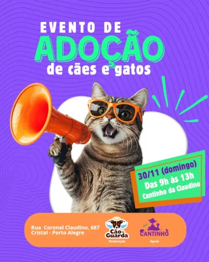Evento de Adoção de Cães e Gatos