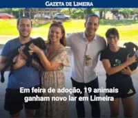 Feira de adoção responsável em Limeira: 19 animais ganham novos lares. Conheça o Lar Temporário de Animais e adote um amigo.