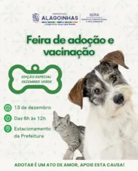 Feira de Adoção e Vacinação Animal - Edição Especial Dezembro Verde