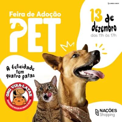Feira de Adoção PET - Nações Shopping